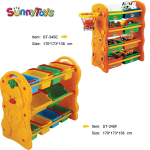 Meubles pour enfants en plastique de style moderne pour la maternelle avec étagère de rangement pour jouets, aire de jeux pour enfants - Product Image 5