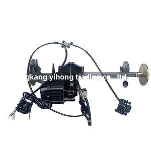 Hanbon <span class=keywords><strong>เพลา</strong></span>ล้อหลังขับเคลื่อนสี่ล้อแบบปรับแต่ง YH-48V/60V รุ่น48V/60V มอเตอร์ครึ่ง<span class=keywords><strong>เพลา</strong></span>เบรกเท้า82ซม. - Product Image 1