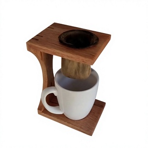 Support en bois écologique réutilisable pour cafetière et théière à filtre pour le brassage par infusion - Product Image 4