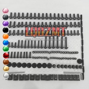 Kit de tornillos de carenado de acero inoxidable para <span class=keywords><strong>KAWASAKI</strong></span> <span class=keywords><strong>NINJA</strong></span> ZZR600 ZZR <span class=keywords><strong>600</strong></span> 05 06 07 08 2005 2006 <span class=keywords><strong>2007</strong></span> 2008, tuercas de carrocería - Product Image 1