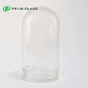 Pantalla de cristal para lámpara colgante, hecha a mano, ecológica, transparente, moderna, duradera, de tamaño personalizado, para iluminación interior del hogar. - Product Image 4