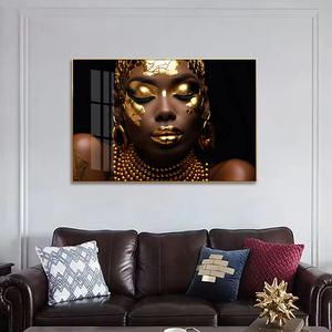 Guanjun vẫn còn sống bức tranh và tường nghệ thuật da trang trí nội thất sang trọng pha lê sứ sơn cho phòng khách - Product Image 3