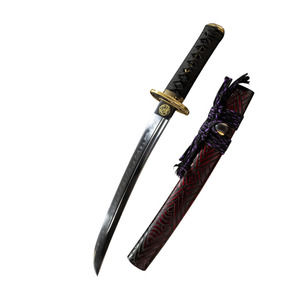 Espada Samurai Corta Demon Shadow Wakizash de 55CM, Forjada en Longquan, Acero T10, Regalo de Alta Gama para Hombre, Colección, Accesorio COS - Product Image 6