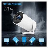 Projecteur intelligent HY300 Pro d'usine, cinéma 4K, projecteur multimédia HY300pro, mini projecteur portable de jeu, projecteur de poche LED pour la maison