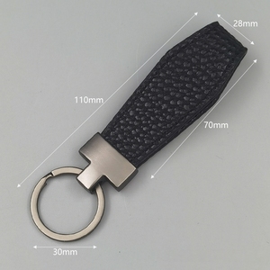 Nouveau <span class=keywords><strong>porte</strong></span>-<span class=keywords><strong>clés</strong></span> en métal en cuir de voiture avec LOGO personnalisable <span class=keywords><strong>porte</strong></span>-<span class=keywords><strong>clés</strong></span> en alliage de zinc pour accessoire pendentif cadeau promotionnel - Product Image 3