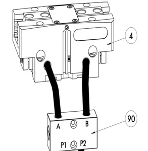 Cilindro de Garra Manipuladora Original Alemán PGN-plus-P 50-1 318472, Pinza Universal, Venta Caliente - Product Image 2