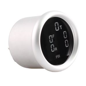 5LED 52mm 赤色LEDデジタルデュアルエアプレッシャーゲージメーター電子センサー ステップモーター エアライドサスペンションキット - Product Image 6