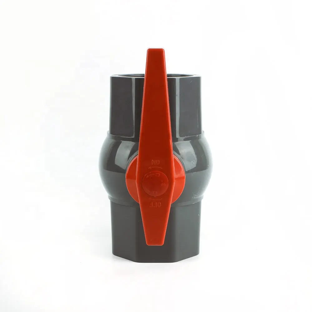 Pntek-válvula de bola octogonal, válvula de bola con entrada de tornillo de PVC, Control de Pvc, 1/2-4 pulgadas, UPVC