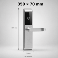 Cerradura Electrónica Inteligente para Puerta de Hotel con Tarjeta RFID de Acero Inoxidable 304, con Software de Gestión Hotelera para Hoteles y Apartamentos