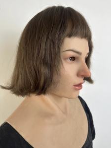 Masque facial humain réaliste en silicone avec cheveux |   Masque complet doux pour homme et femme pour un usage quotidien et un maquillage naturel - Product Image 3