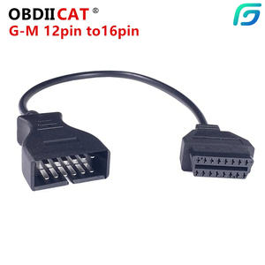 Newest OBDII OBD <strong>2</strong> <strong>Adapter</strong> Cable GM 12 Pin 16 Pin Auto Diagnostic Connector for Vehicles Scanner Car Cable Connector - Product Image 5