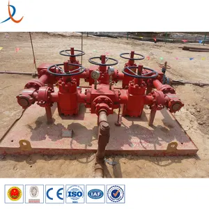 API specs 16C well control 10000psi high pressure hydraulic oilfield choke manifold