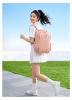 Mochila para Portátil de 14 Pulgadas para Mujer, Mochila de Viaje Ligera con Correa para Equipaje, Mochila Casual para el Día a Día, Regalo Corporativo al por Mayor
