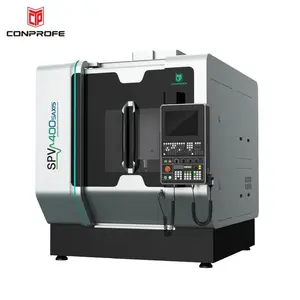 SPV400-5AXIS HSK-A63 VMC chine CNC fraiseuse 5 axes centre vertical centre d'usinage fresadora CNC machine fraisage