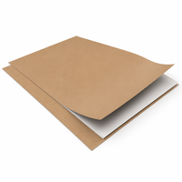 Papier autocollant kraft A4 en vrac, 210x297mm, feuilles d'étiquettes imprimables, adhésif puissant, brun, pour étiquettes, fournitures de bureau