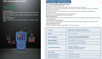 Herramienta de Diagnóstico OBD2 BA-670, Compatible con Sistemas de 12V, Funciona con Autos, Motocicletas y Camiones