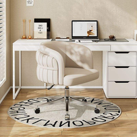 Chaise de bureau en gros, pivotante et réglable en hauteur, confortable, rotation à 360 degrés, chaise de maquillage, mobilier de salon
