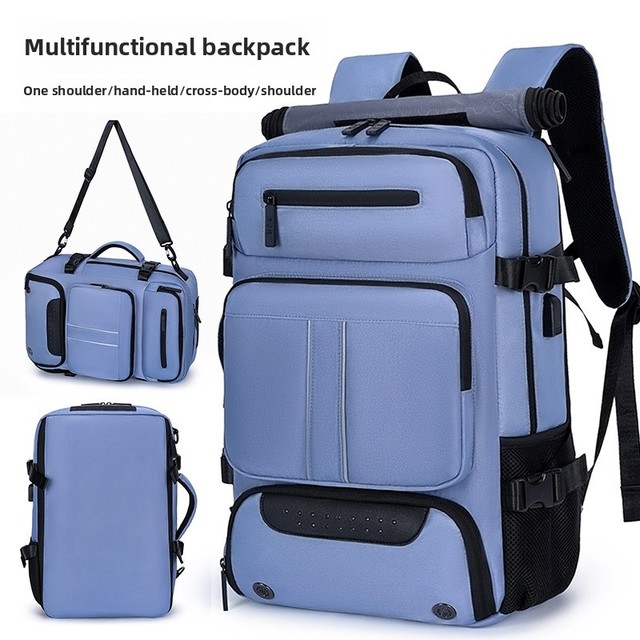 Durable Large-Capacity Multi-Functional Crossbody Bag Waterproof Travel Leisure Business Laptop Backpack Mountaineering