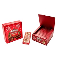 Présentoir de comptoir en carton blanc pour papier d'art, boîte PDQ, emballage de chocolat, barre de chocolat, boîte vide, boîte cadeau pliable en papier