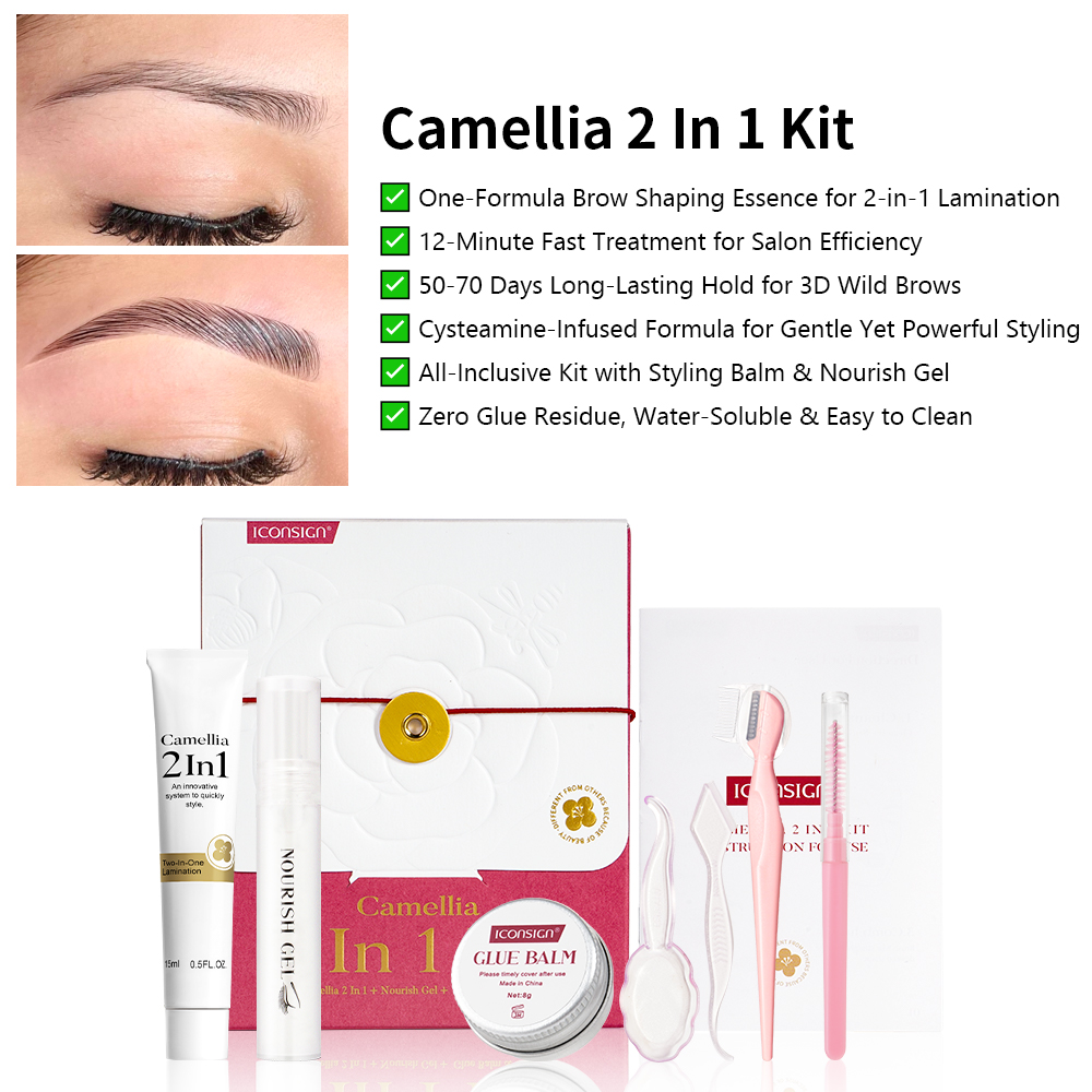 Set de Esencia Moldeadora de Cejas + Gel Nutritivo "Snow-Melt"