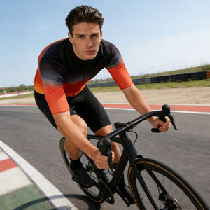 Quick Dry Breathable Ergonomic Cut Summer Short Sleeve Cycling Jersey Top Custom Print Team Racing Road Club Events <b>Bike</b> Jerseys - Product Image 2