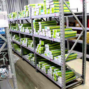 Étagère de stockage en acier galvanisé réglable pour entrepôt, structure principale en métal, assemblage par vis, taille standard, vente en gros - Product Image 1