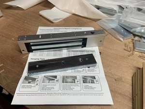 Ẩn đứng một mình kiểm soát truy cập hệ thống Kit 280kg điện khóa từ 12V cung cấp điện cho khóa cửa - Product Image 3