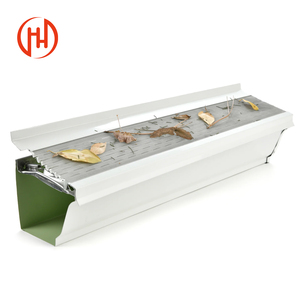 Grilles <span class=keywords><strong>de</strong></span> protection <span class=keywords><strong>de</strong></span> gouttière en aluminium, filtre à feuilles, tissu en maille d'aluminium, <span class=keywords><strong>grille</strong></span> sans couture, protection <span class=keywords><strong>de</strong></span> gouttière <span class=keywords><strong>de</strong></span> pluie - Product Image 2