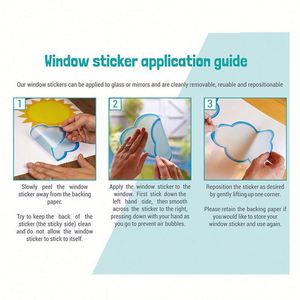 Custom <b>Easter</b> Egg Window Stickers Removable Reusable for Retail Shop Display and Kids Spring Home Decoration - Product Image 6