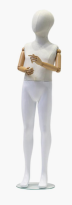 Maniquí de pie de fibra de vidrio para niños con cabeza de huevo - Product Image 5