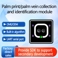 Módulo de Reconocimiento de Huellas y Venas de la Palma de la Mano, Lector de Identificación de Palma, Compatible con Windows/Linux/Android con SDK Abierto, Bluetooth y WiFi