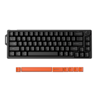 V68 68-Key Mechanical Keyboard Wired Gaming Keyboard Custom Mechanical Keyboard Rotary Knob Keyboard PBT Keycaps Keyboard