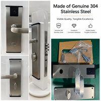 Cerradura Inteligente para Hotel con Tarjeta RFID, Sistema de Cerradura de Puerta con Tarjeta para Habitaciones, Venta Directa de Fábrica con 32 Años de Experiencia