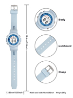 Montre sport numérique pour enfants MINGRUI, montres numériques pour enfants, étanche 3ATM, batterie CR2025, 2 ans de garantie, 6 couleurs, OEM personnalisé