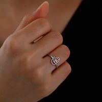 Myshape Bague Main de Fatima et Œil protecteur en Acier Inoxydable, Bijou Vintage pour Femme, Cadeau d'Anniversaire, Vente en Gros