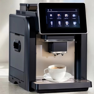 Máy pha cà phê Espresso bằng thép không gỉ thông minh, có chứng nhận CE, màn hình cảm ứng, tự động, điện. - Product Image 1