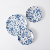 Vente en gros d'assiettes en céramique écologiques de style japonais Design classique Ustensiles en porcelaine pour la maison Hôtels Vaisselle