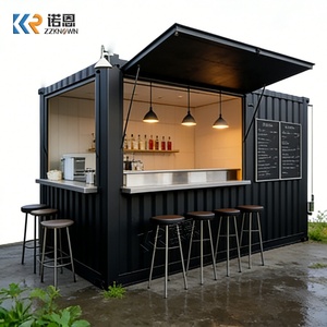 Contenedor Prefabricado de Diseño Personalizado para Cafetería, Contenedor de Envío de 20 pies, Bar, Cafetería, Cafetería de <span class=keywords><strong>Playa</strong></span>, Contenedor de <span class=keywords><strong>Café</strong></span> - Product Image 1