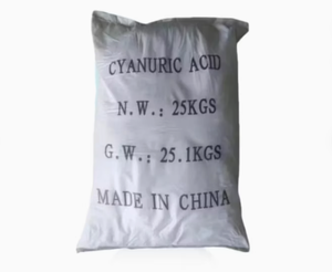 Bon Prix <span class=keywords><strong>Acide</strong></span> Cyanurique CYA 98% <span class=keywords><strong>Acide</strong></span> <span class=keywords><strong>Isocyanurique</strong></span> Fabricant Granules Traiter L'eau pour Piscines Pesticide Auxiliaire Cas 108-80-5 - Product Image 1