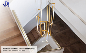 Lámpara de Araña Dorada de Lujo Extra Grande para Bodas en el Vestíbulo de un Hotel - Product Image 5