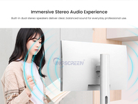 INGSCREEN 27 Inch All-In-One Desktop PC Touch Screen Core I3 I5 I7 DDR5 HD for Gaming Includes Camera EU/UK/New Condition AU/UK
