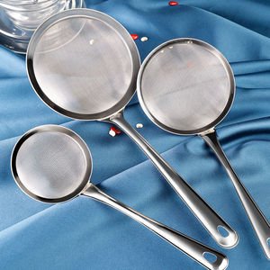 Stainless Steel Strainer Set 5 Piece Kitchen Sieve For Cooking Noodles Soy Milk Juice Hot Pot - Product Image 4