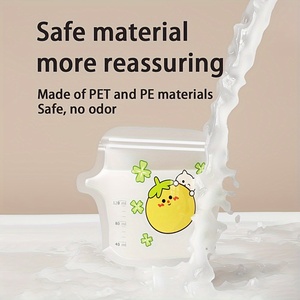 Sacs de conservation du lait maternel réutilisables personnalisés en HDPE de qualité alimentaire sans BPA, 120 ml, double fermeture éclair, avec logo (<span class=keywords><strong>Lansinoh</strong></span>) - Product Image 3