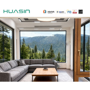 Huasin, Venta Caliente, <span class=keywords><strong>Ventanas</strong></span> de Aleación de Aluminio con Recubrimiento en Polvo Negro Mate, Personalizadas, Proveedor Indonesio, 2025 - Product Image 2