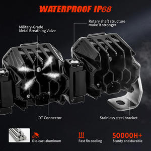 La más nueva aventura 12V 24V Overland 14 22 pulgadas parachoques delantero techo Modular enlazable coche barra de luz Kit Tirador Lateral con DRL para UTV - Product Image 5