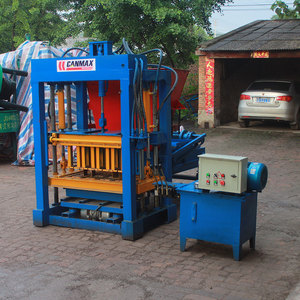 <strong>Block</strong> Machine Price in Dominican Republic Simple Brick Making Machine Vibro Press <strong>Block</strong> Machine QT4-25BH - Product Image 4