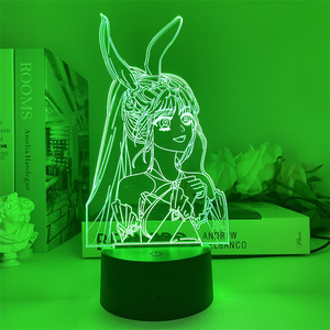 Veilleuse créative de dessin animé <span class=keywords><strong>Douluo</strong></span> Continent, cadeau d'anniversaire, figurine Tang San Xiao Wu, modèle 3D en acrylique, télécommande tactile - Product Image 2