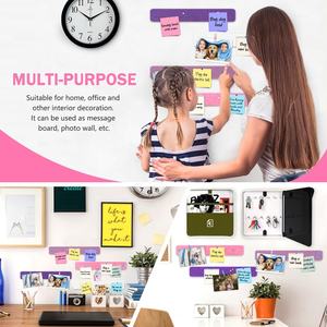 Tableau d'affichage en feutre auto-adhésif léger avec 50 punaises et 20 punaises, 8 pièces - Product Image 6