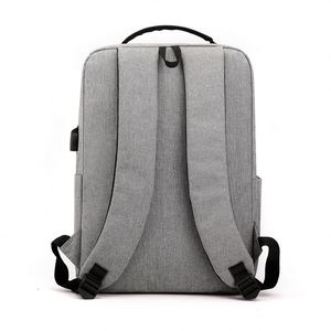 Mochila unisex impermeable de nailon para portátil con diseño geométrico, ideal para viajes de negocios y ocio, con forro de poliéster. - Product Image 2