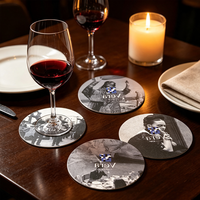 Posavasos de Papel Redondos de 3.5 y 4 Pulgadas para Cerveza y Vino, Ecológicos y Desechables, Directo de Fábrica, para Restaurantes, Bares y Comedores